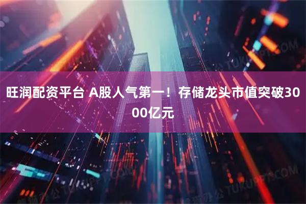 旺润配资平台 A股人气第一！存储龙头市值突破3000亿元